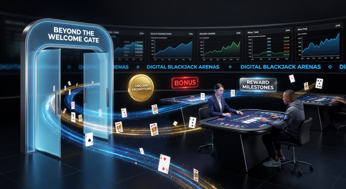 Infographic of ongoing promotion structures and player retention pathways in digital blackjack platforms